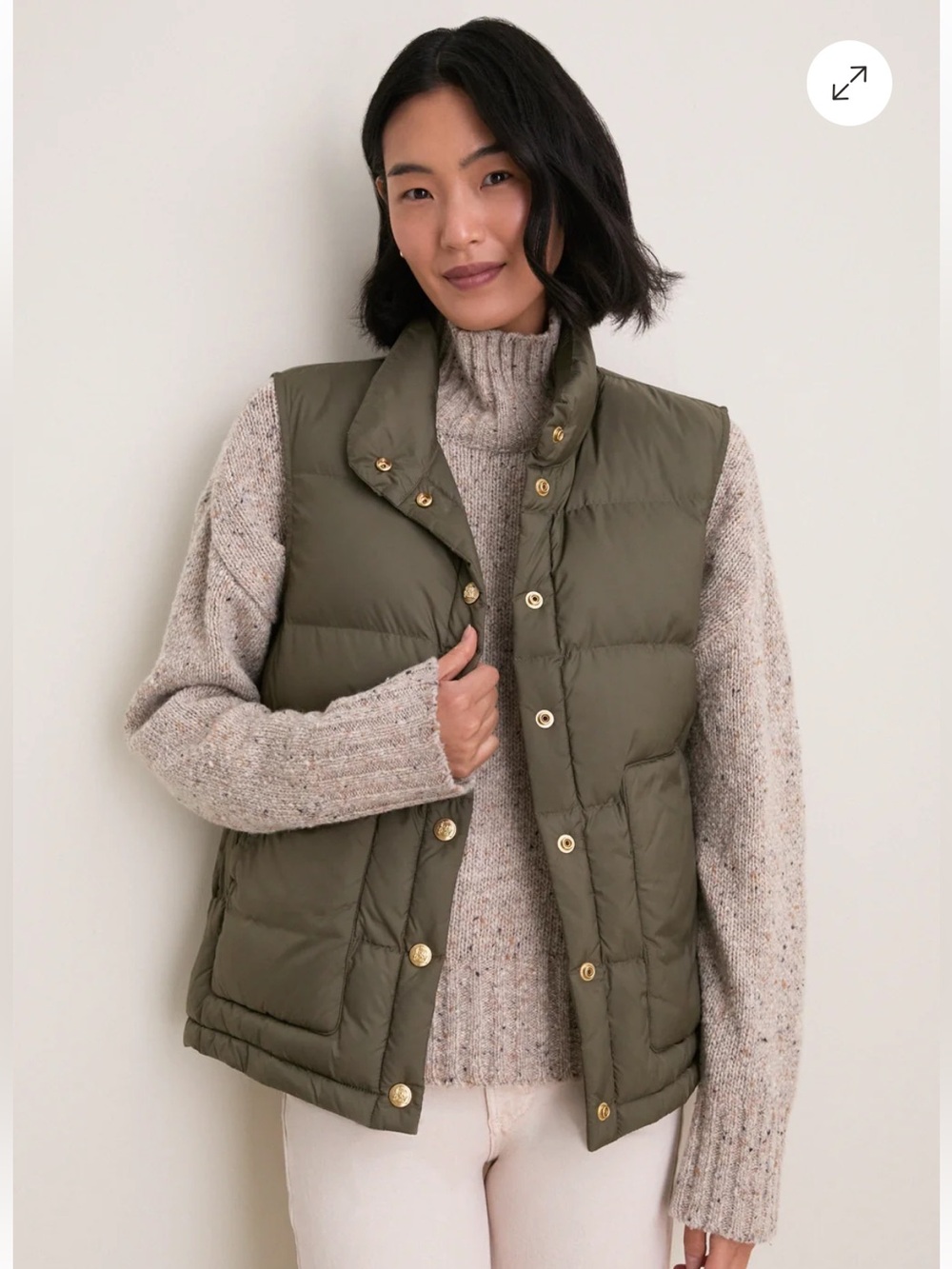 Tuckernuck Quilted Puffer Vest in Olive